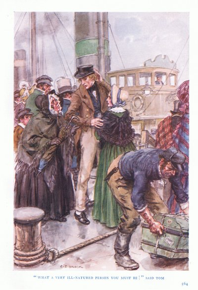 What a very ill-natured person you must be said Tom by Charles Edmund Brock